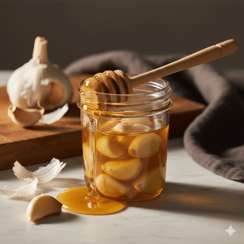 Fermented Garlic Honey